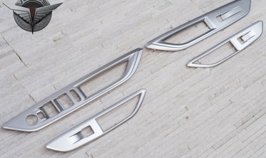 комплект декоративних накладок склопідйомників Peugeot 3008 (2016-...) фото