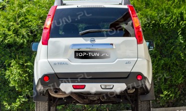накладки на передний и задний бампер Nissan X-Trail (дорест.) фото