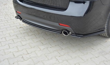 Центральний дифузор заднього бампера Saab 9-3 Aero Mk2 Facelift фото