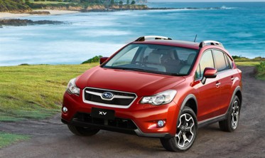 алюмінієві рейлінги на дах Subaru XV фото