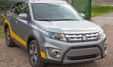 хром накладка на капот Suzuki Vitara II фото