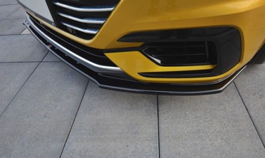 Накладка (спойлер) на передний бампер Volkswagen Arteon R-Line версия 3 фото