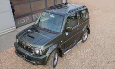 защитные пороги (трубы боковые) Suzuki Jimny фото
