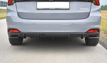 Центральный диффузор заднего бампера Fiat Tipo SW S-Design фото