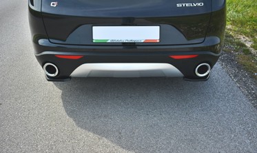 Боковые диффузоры заднего бампера Alfa Romeo Stelvio фото