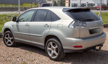 хром накладки на задні ліхтарі Lexus RX350 фото