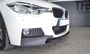 Дифузор переднього бампера BMW F30/F31 у стилі M-Performance фото