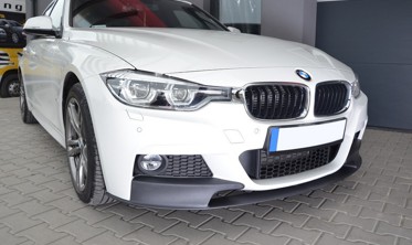 Дифузор переднього бампера BMW F30/F31 у стилі M-Performance фото
