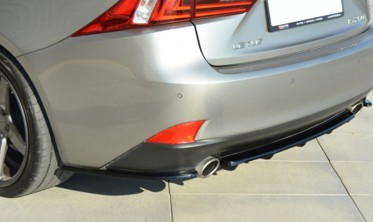 Боковые накладки на задний бампер Lexus IS Mk3 T фото