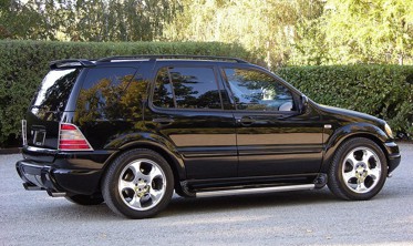 Накладки на арки (расширители арок) Mercedes ML W163 фото