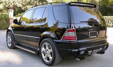 Накладки на арки (расширители арок) Mercedes ML W163 фото