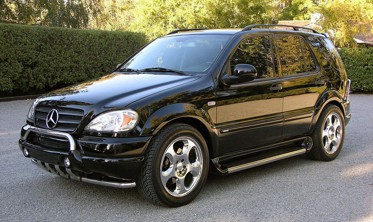 Накладки на арки (расширители арок) Mercedes ML W163 фото