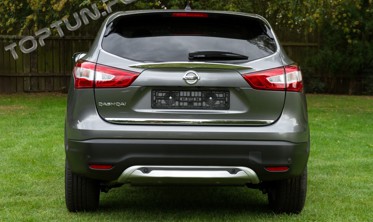 накладки на передній та задній бампер Nissan Qashqai з PDC фото