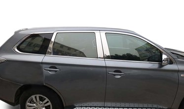 окантовка боковых окон Mitsubishi Outlander III фото