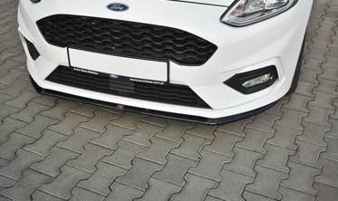 Накладка переднього бампера Ford Fiesta Mk8 ST/ST-Line вар.3 фото