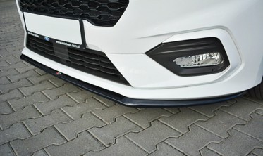Накладка переднього бампера Ford Fiesta Mk8 ST/ST-Line вар.3 фото