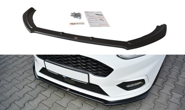 Дифузор під передній бампер Ford Fiesta Mk8 ST/ST-line вер.2 фото
