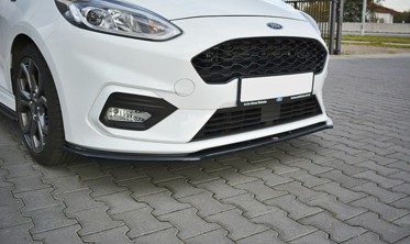 Диффузор под передний бампер Ford Fiesta Mk8 ST / ST-line вер.2 фото