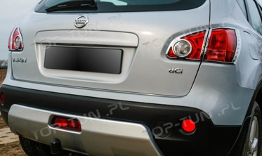 захисна накладка на задній бампер Nissan Qashqai фото
