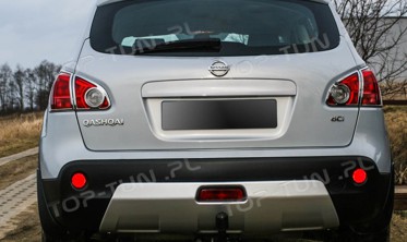 захисна накладка на задній бампер Nissan Qashqai фото