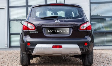 захисна накладка на задній бампер Nissan Qashqai фото