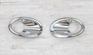хром накладки протитуманок передніх Nissan Qashqai фото