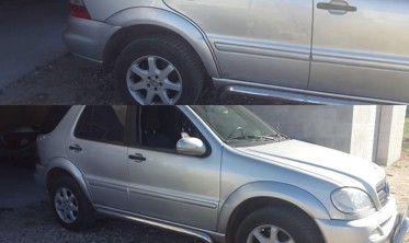 Накладки на арки (расширители арок) Mercedes ML W163 фото