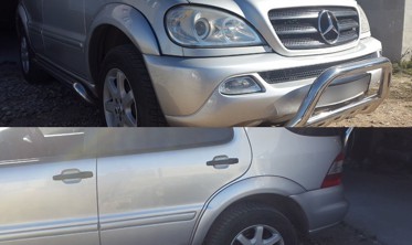 Накладки на арки (расширители арок) Mercedes ML W163 фото