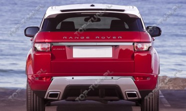 листва (накладка) на задний бампер Range Rover Evoque фото