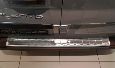 Захисна накладка на бампер із загином Renault Trafic III / Fiat Talento / Opel Vivaro II фото
