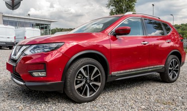 декоративні хром накладки на двері Nissan X-Trail фото
