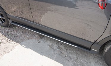 пороги (подножки боковые) Toyota RAV4  фото