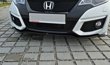Тюнинговый диффузор под передний бампер Honda Civic MK9 рестайл фото