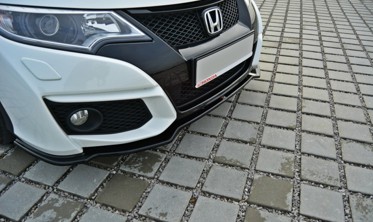 Тюнинговый диффузор под передний бампер Honda Civic MK9 рестайл фото