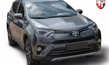 хром накладки на решітку радіатора Totota RAV4 фото