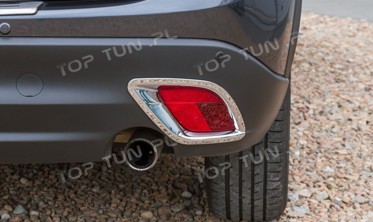 накладки на задние противотуманки Mazda CX5 фото