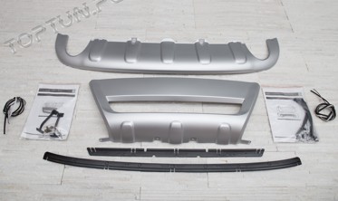 накладки переднего и заднего бампера Volvo XC60 фото