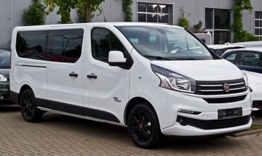 Захисна накладка на бампер із загином Renault Trafic III / Fiat Talento / Opel Vivaro II фото