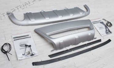 накладки переднего и заднего бампера Volvo XC60 фото