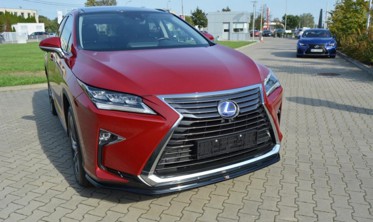 Тюнінгова накладка (юбка) під передній бампер Lexus RX Mk4 вер.1 фото