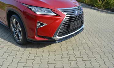 Тюнінгова накладка (юбка) під передній бампер Lexus RX Mk4 вер.1 фото