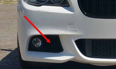 рамка протитуманки BMW F10 М-пакет права фото
