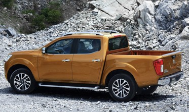 алюмінієві рейлінги на дах Nissan Navara NP300 фото