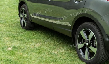 хром накладки на двери Nissan Qashqai фото