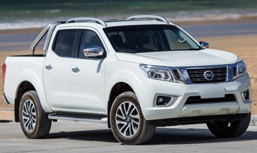 алюмінієві рейлінги на дах Nissan Navara NP300 фото