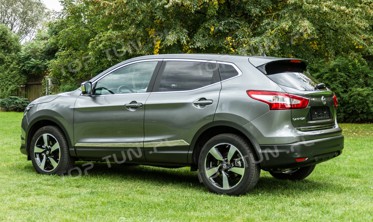 хром накладки на двери Nissan Qashqai фото