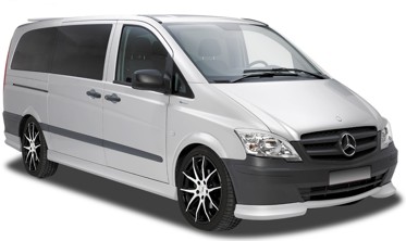 Хром накладки на решетку радиатора Mercedes Viano W639 фото