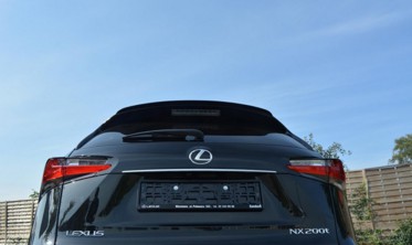 Тюнинговая накладка на спойлер багажника Lexus NX  фото