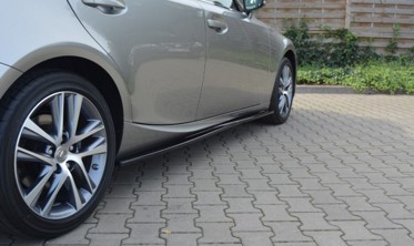 Диффузоры под боковые пороги Lexus IS MK3 / MK3 FL фото