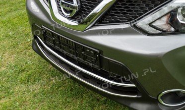 декоративная накладка (листва) переднего бампера Nissan Qashqai фото